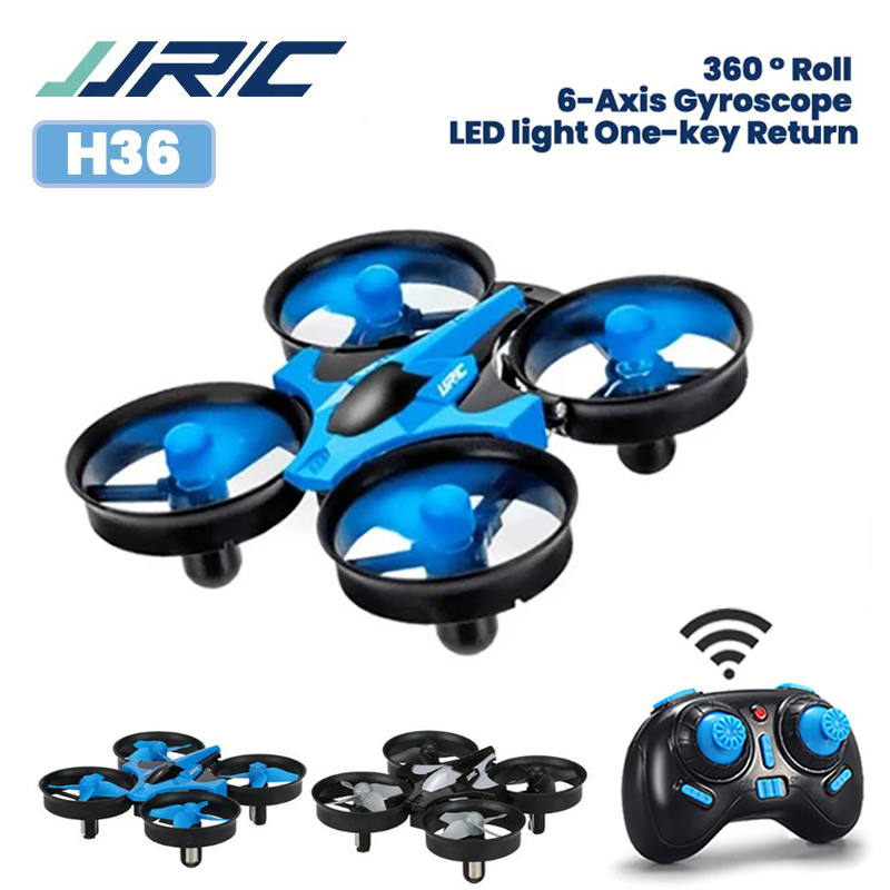Drone Video Production - JJRC H36 ミニドローン 2.4G 6軸ヘッドレスモード 衝突回避ヘリコプター