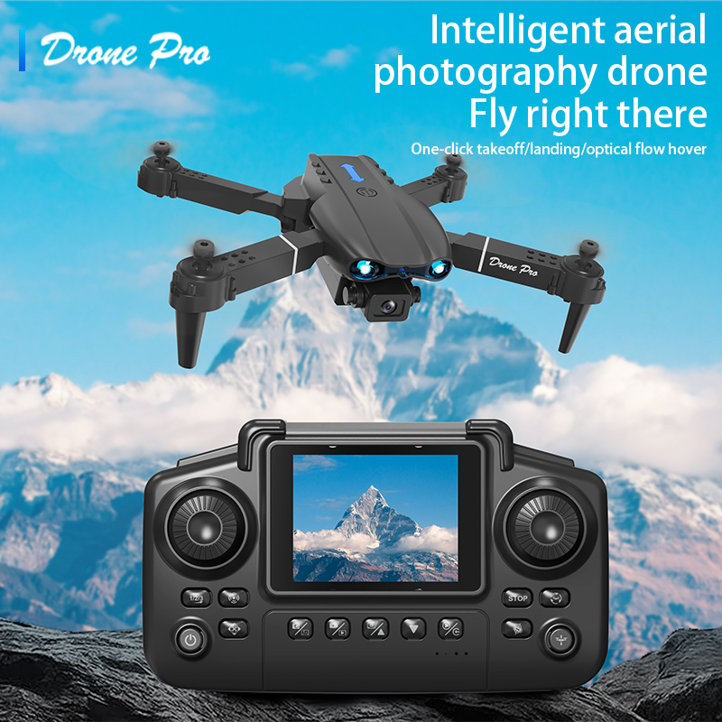 Drone Surveying - E99エアスクリーンコントロールドローン プロ仕様 ワイドRCドローン HD 4Kカメラ 折りたたみ式ヘリコプター航空機
