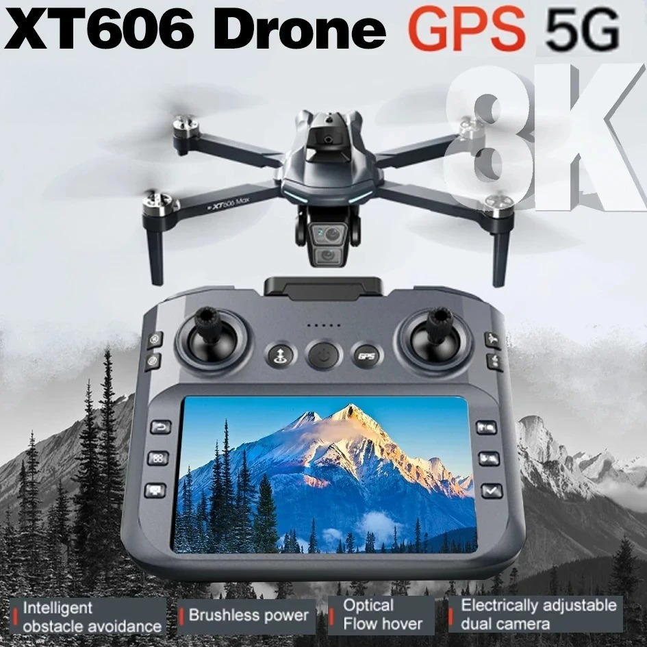 オリジナルXT606ドローン プロフェッショナル 8K HD - Drone Photogrammetry のレビューと価格
