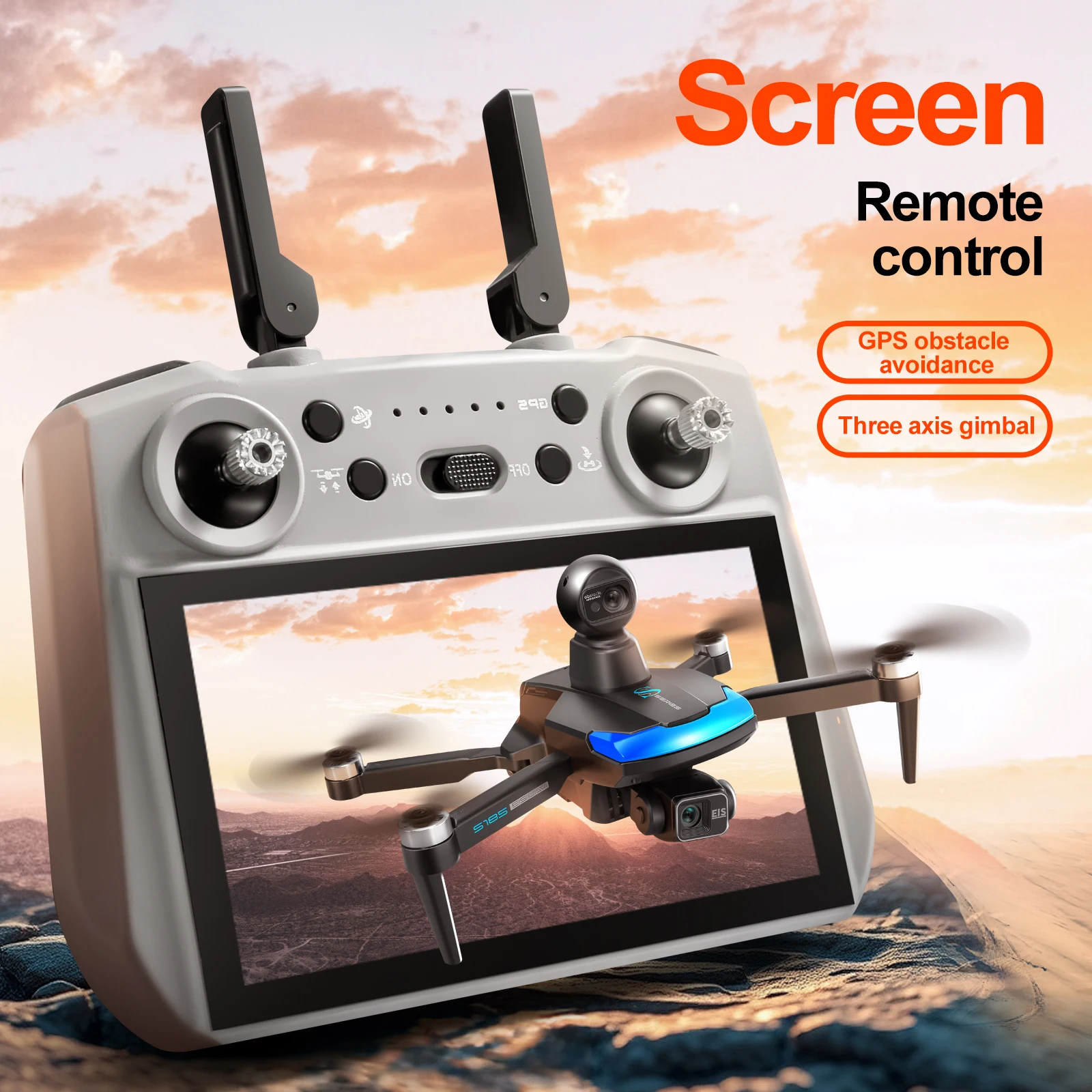 S185 プロフェッショナルドローン 2.7K HD デュア - Drone Surveying のレビューと価格