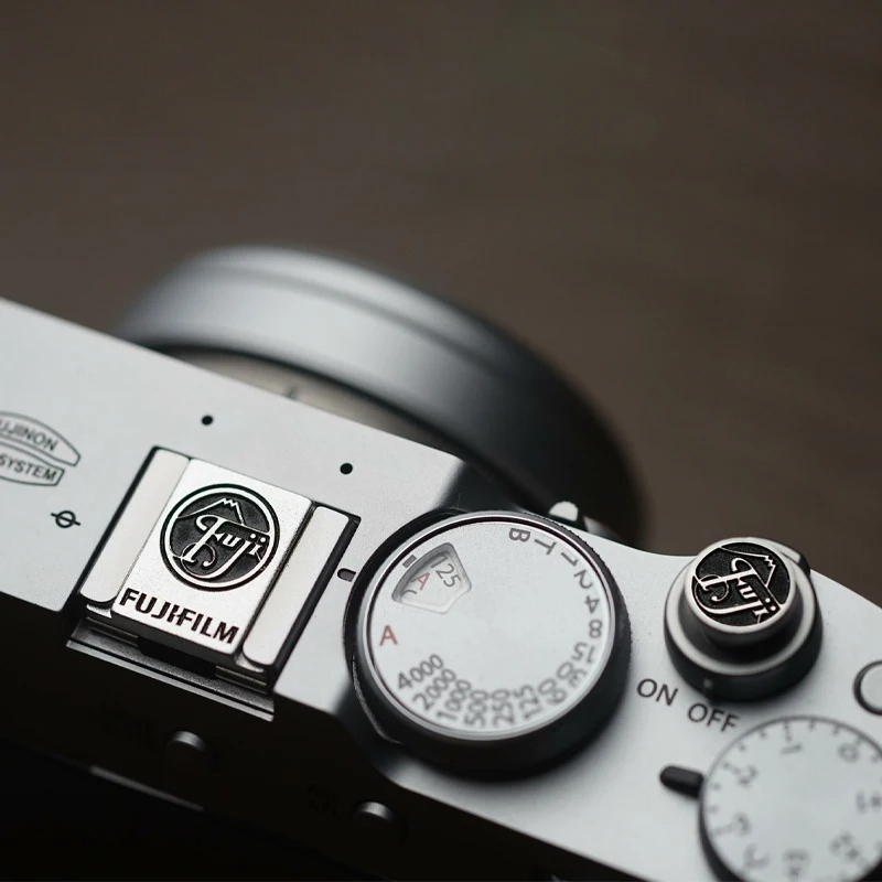 金属製カメラホットシューカバー シャッターボタンキャップ 富 - Canon Camera Eos R50 のレビューと価格