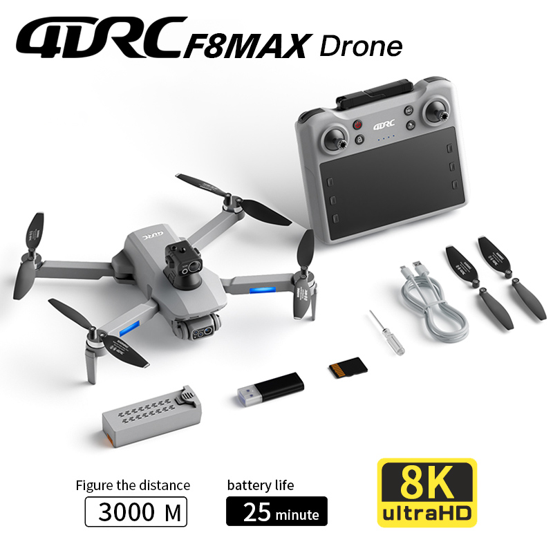 F8 MAX GPSドローン プロフェッショナル 8Kカメラ - Drone Surveying のレビューと価格