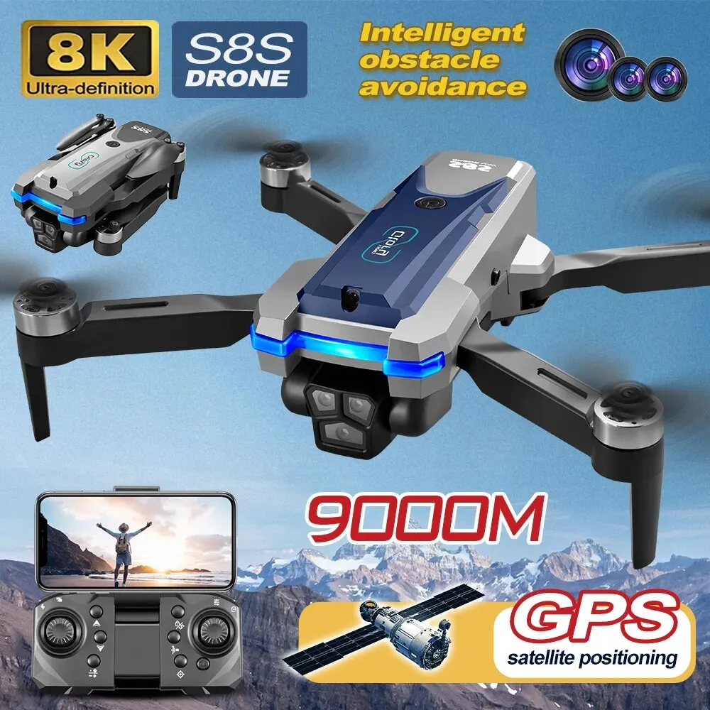 折りたたみ式リモートコントロールドローンRCS8S GPS, - Drone Mapping のレビューと価格
